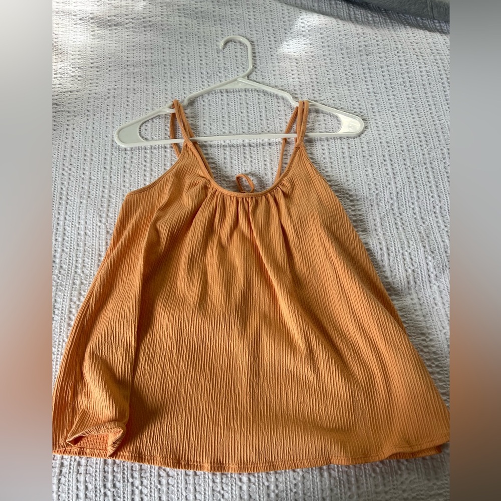 Orange tank top